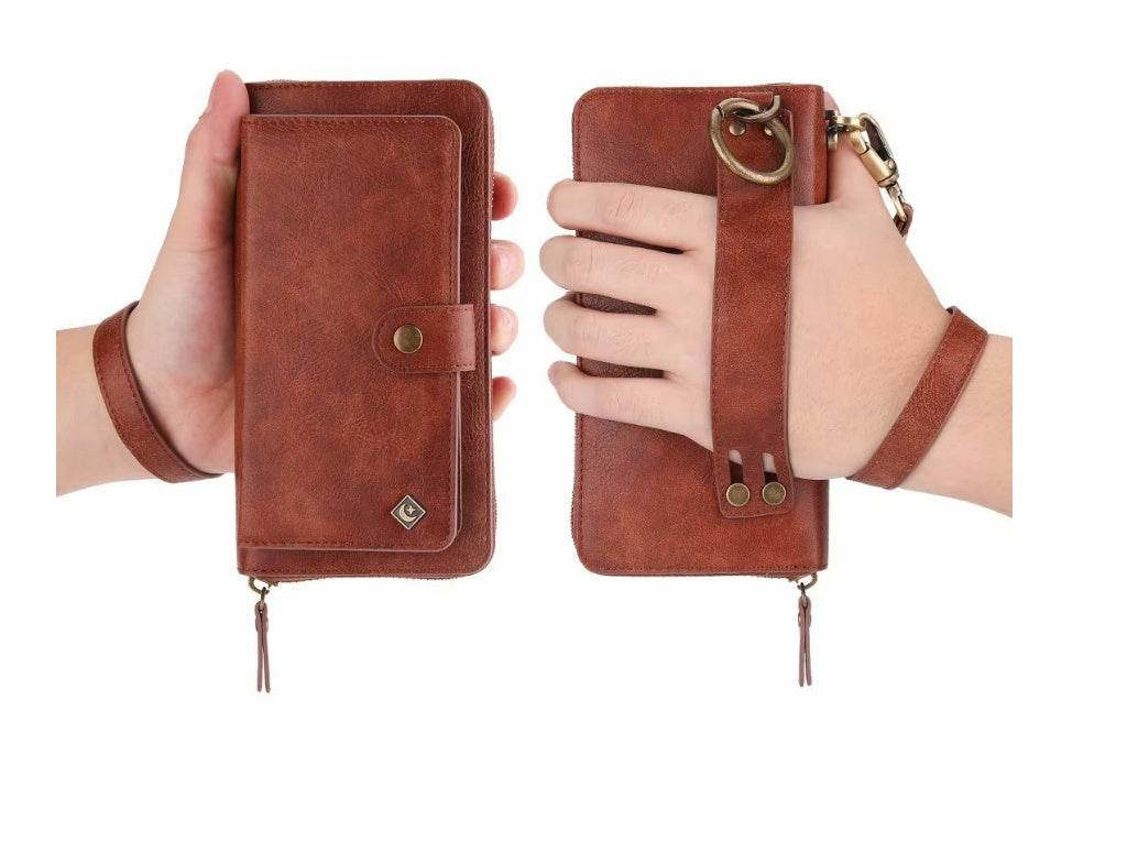 Premium Multi-Functional Wallet Case for Galaxy Note8 – Stylish Zipper Design - Pasha