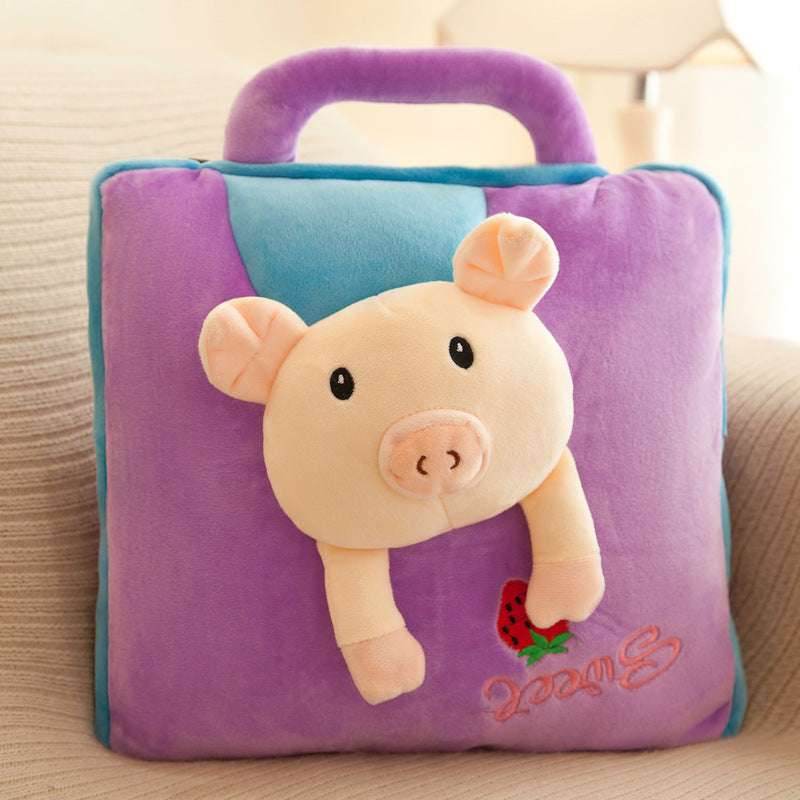 Cartoon Pillow Blanket - Pasha