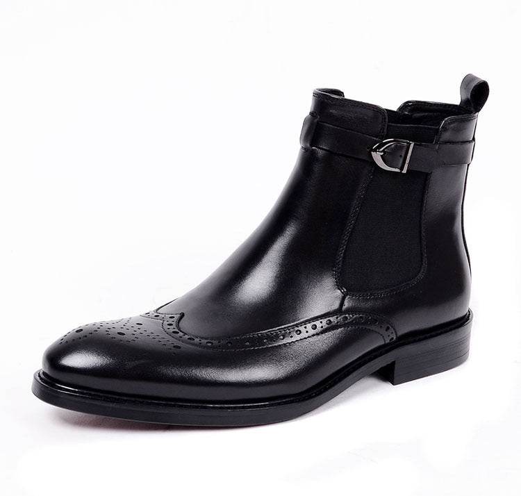 Leather Cowboy Boots – Classic Martin Style - Pasha