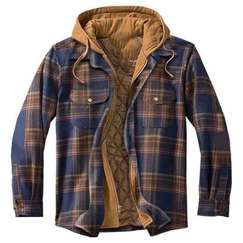 Men´s Retro Hooded Jacket Coat Shirt-style and comfort - Pasha