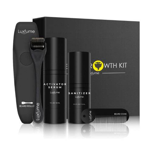 Beard Growth Liquid Care Set – Promote Fuller, Healthier Beard Growth - Pasha