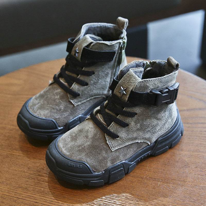 Kids' Martin Boots – Stylish & Comfortable Winter Boots with Leather and Cotton - Pasha