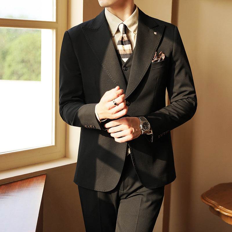Men´s Suit-High End 3 piece Wedding Suit - Pasha