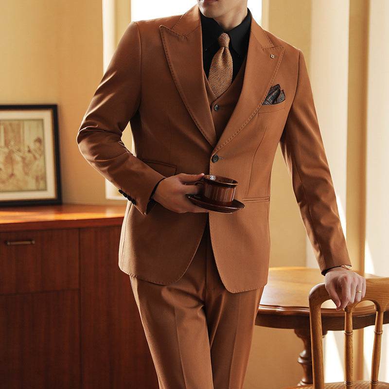 Men´s Suit-High End 3 piece Wedding Suit - Pasha