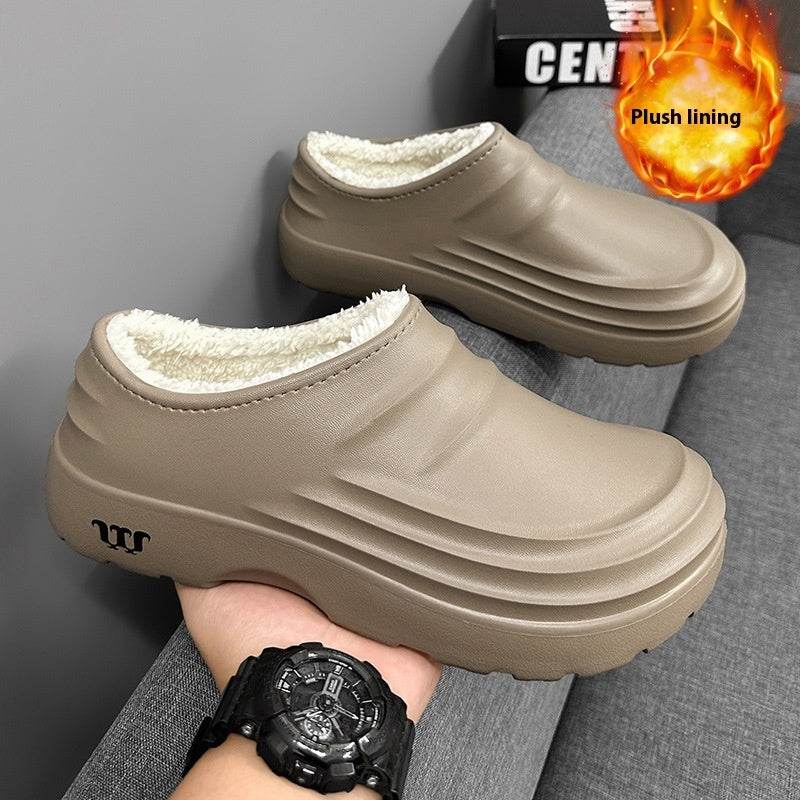 Fleece Lined Cotton Shoes for men - Pasha