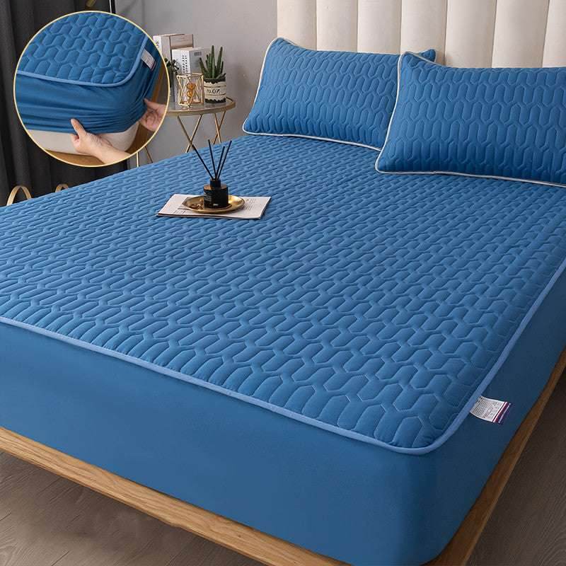 Non-Slip Mattress Protector – Fitted Bed Cover - Pasha