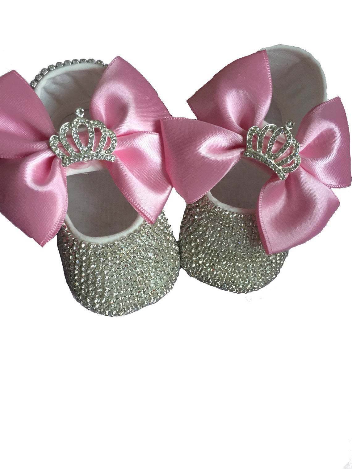Fashion Rhinestone Shoes for Kids – Photography Props for Newborns & Special Occasions - Pasha