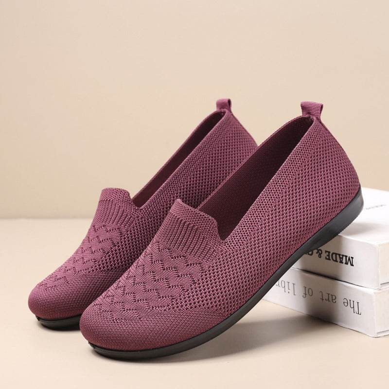 Casual breathable flat shoes for women - Pasha