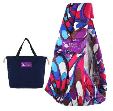 Breathable Cotton Baby Sling Carrier – Ergonomic One-Shoulder Design for Active Parents - Pasha