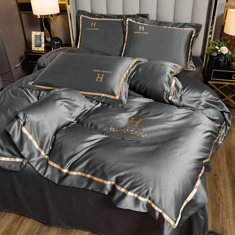 Ice Silk Bed Sheet Set - Pasha