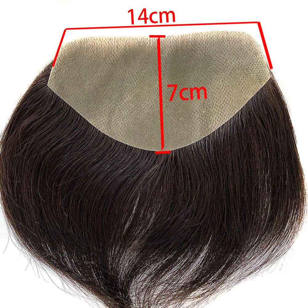 Men´s Toupee Front 15 cm-Brazilian Remy Hair - Pasha