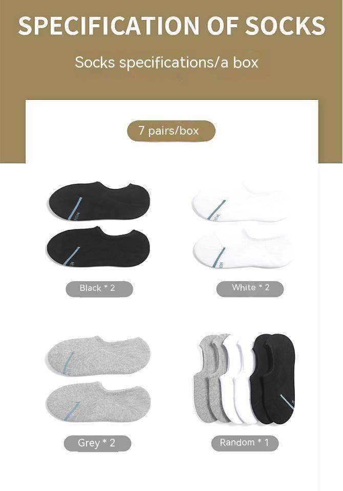 Men´s four season Sweat Absorbing Antibacterial Cotton Socks-7 piece - Pasha