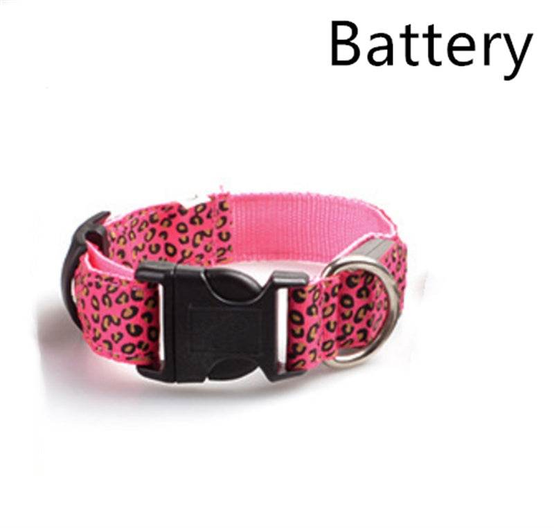Rechargeable LED Flash Dog Collar – Enhanced Safety for Your Dog - Pasha