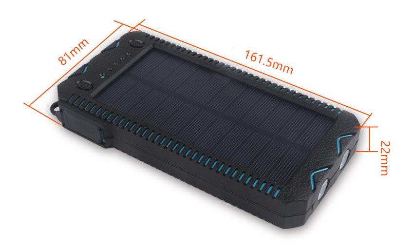 Solar Power Bank 15000 mAh – Rugged, Portable Charger for Outdoor Adventures - Pasha