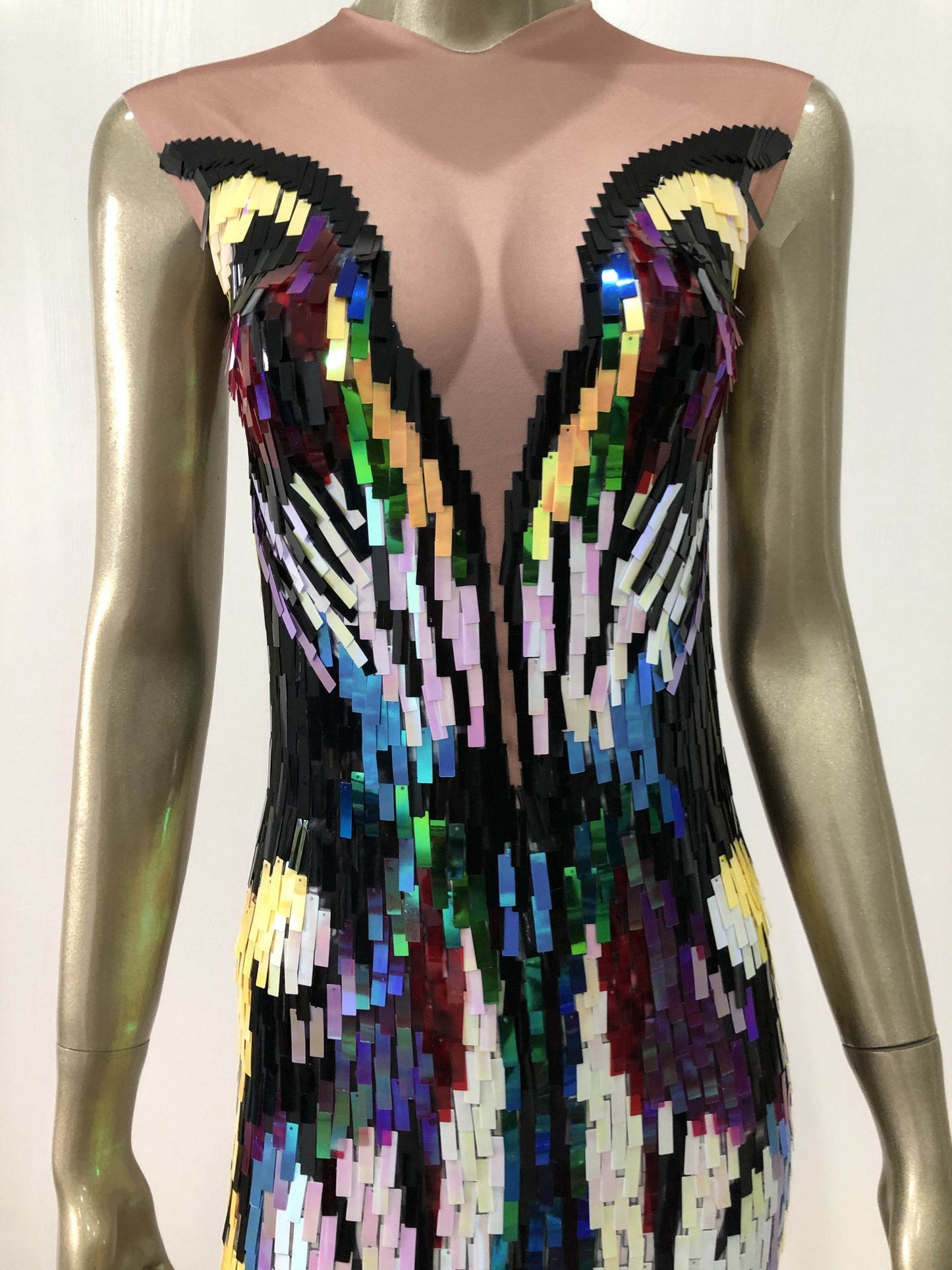 Sequin Evening Dress Female Singer Costume - Pasha