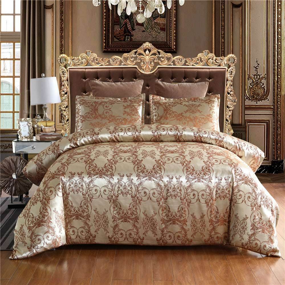 Personalized Polyester Bedding Set – Luxury Quilt Cover - Pasha