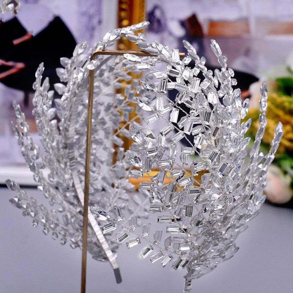 Rhinestone Headband Styling Hair Wedding Bridal Accessories - Pasha