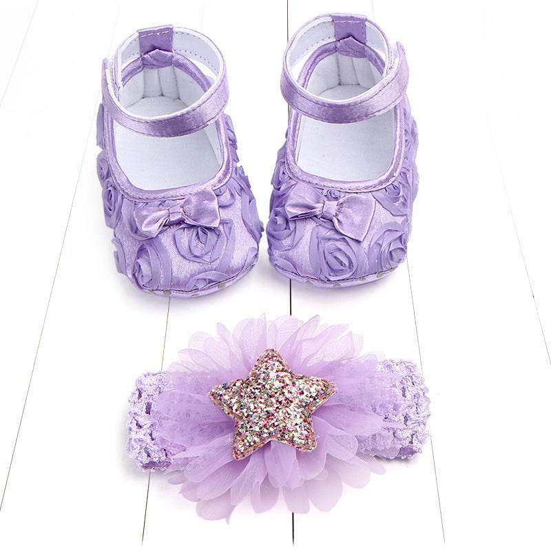 Children's Photoshoot Shoes Set – Comfortable & Stylish Shoes for Toddlers with Embroidery & Bow Designs - Pasha
