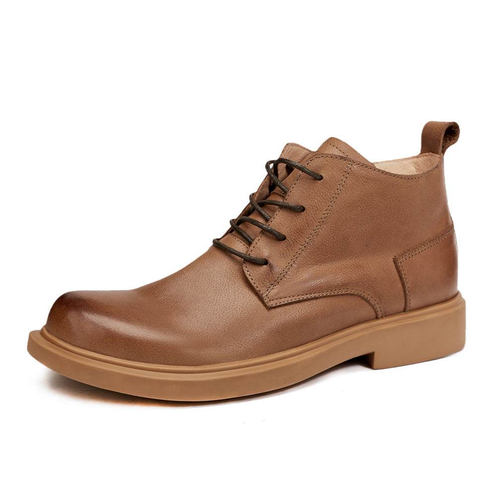 Men's Full Grain Leather Boots – Durable & Stylish - Pasha