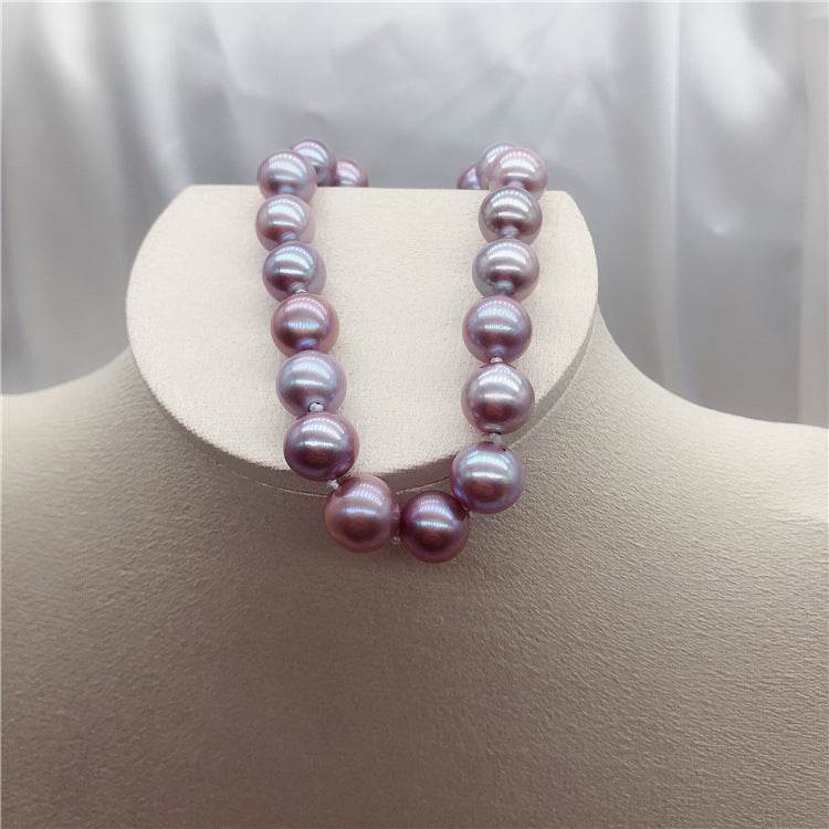 Princess Series Purple Simple Bracelet – Elegant Freshwater Pearl Jewelry - Pasha