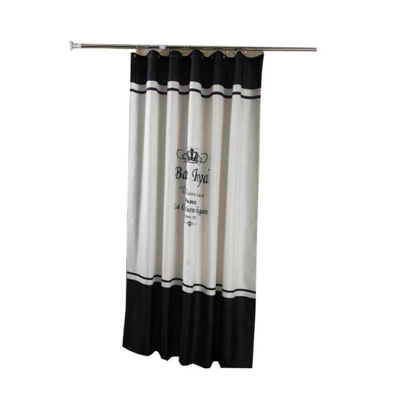 Waterproof Polyester Shower Curtain – Spring Spun Fabric - Pasha
