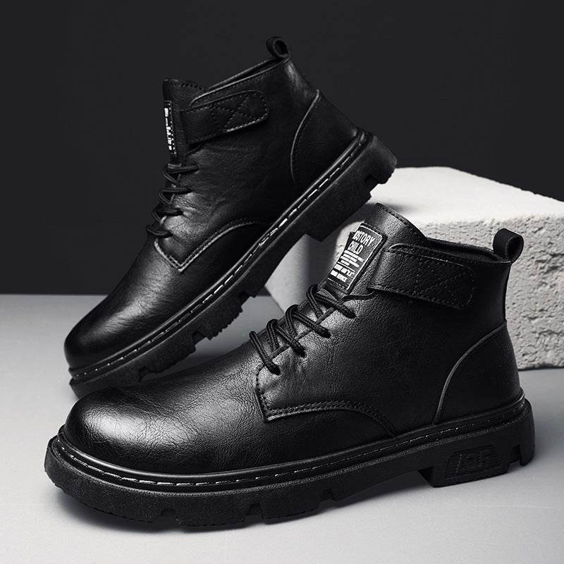 Men's Vintage Motorcycle Boots – Classic & Durable - Pasha