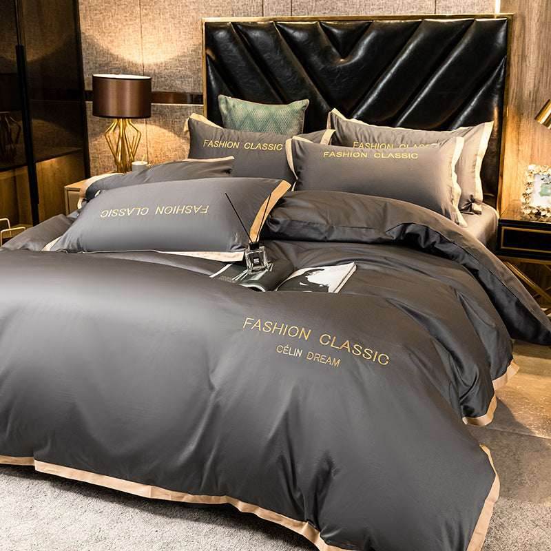 Personalized Cotton Bedding Set – Embroidered Quilt - Pasha
