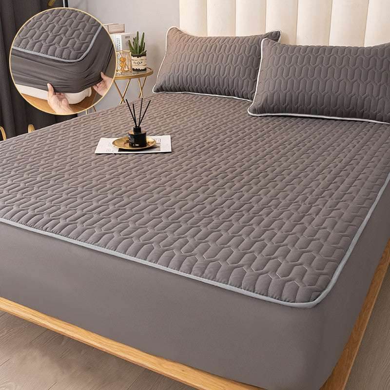 Non-Slip Mattress Protector – Fitted Bed Cover - Pasha