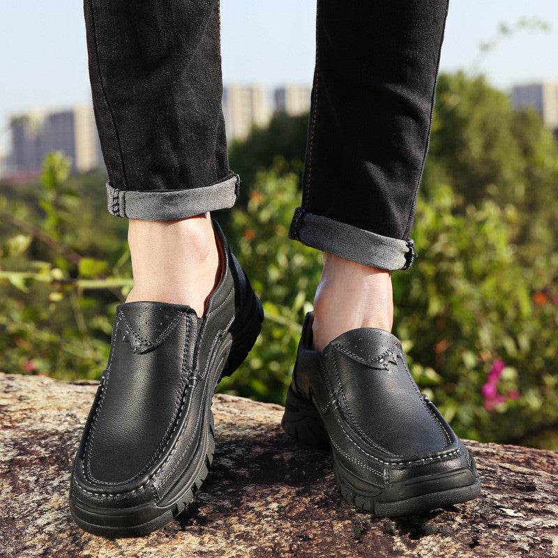 Top Layer Leather Shoes – Premium Men's Style - Pasha