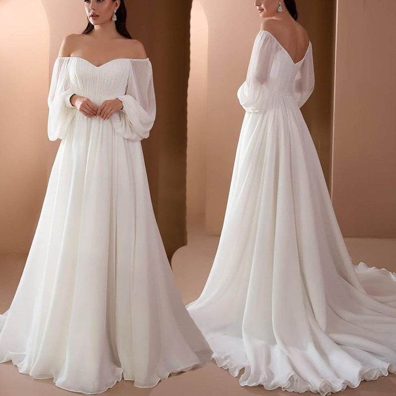 Slim Fit Collared Dress – Solid Color Long Dress - Pasha
