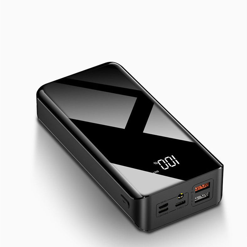 30000mAh Power Bank – Fast Charging Portable USB Battery Pack with LCD Display