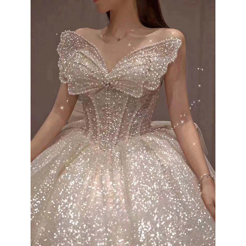 One-Shoulder Wedding Dress – Vintage-Inspired Style - Pasha