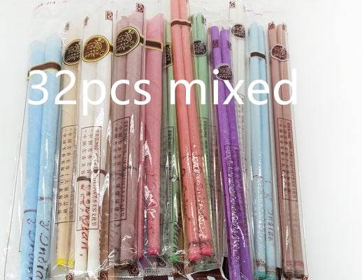 Ear Candles Set – 70pcs Mixed Colors for Ear Wax Removal, Tinnitus Relief, and Improved Listening - Pasha