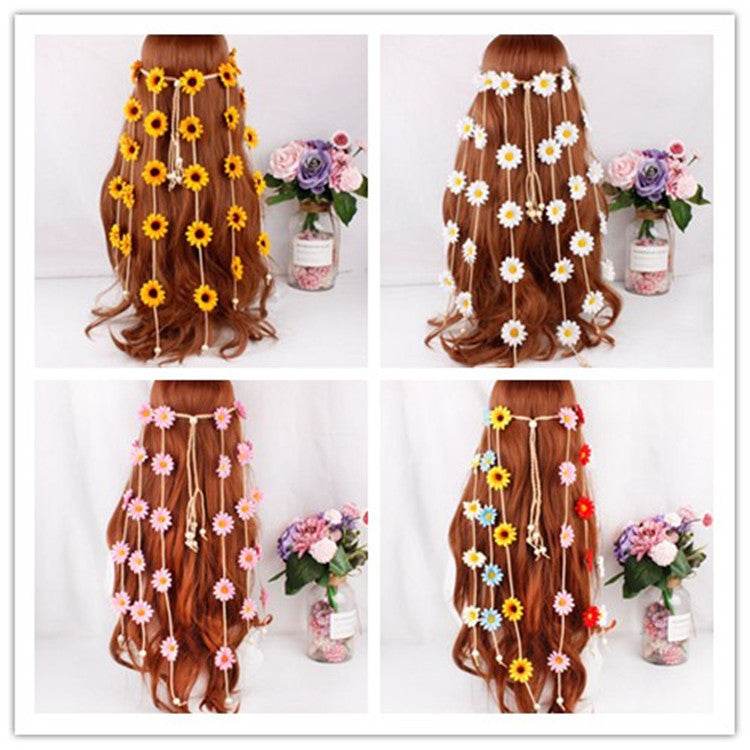 Bohemian Sunflower Hair Crown - Pasha
