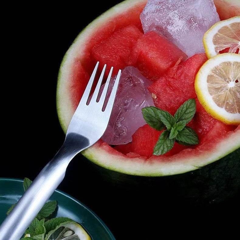Watermelon Fork Slicer 2-in-1 – Stainless Steel Fruit Cutter for Easy Slicing - Pasha