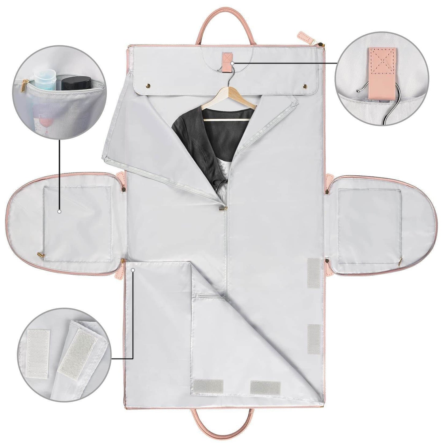 Waterproof Leather Travel Bag – Unisex & Foldable - Pasha