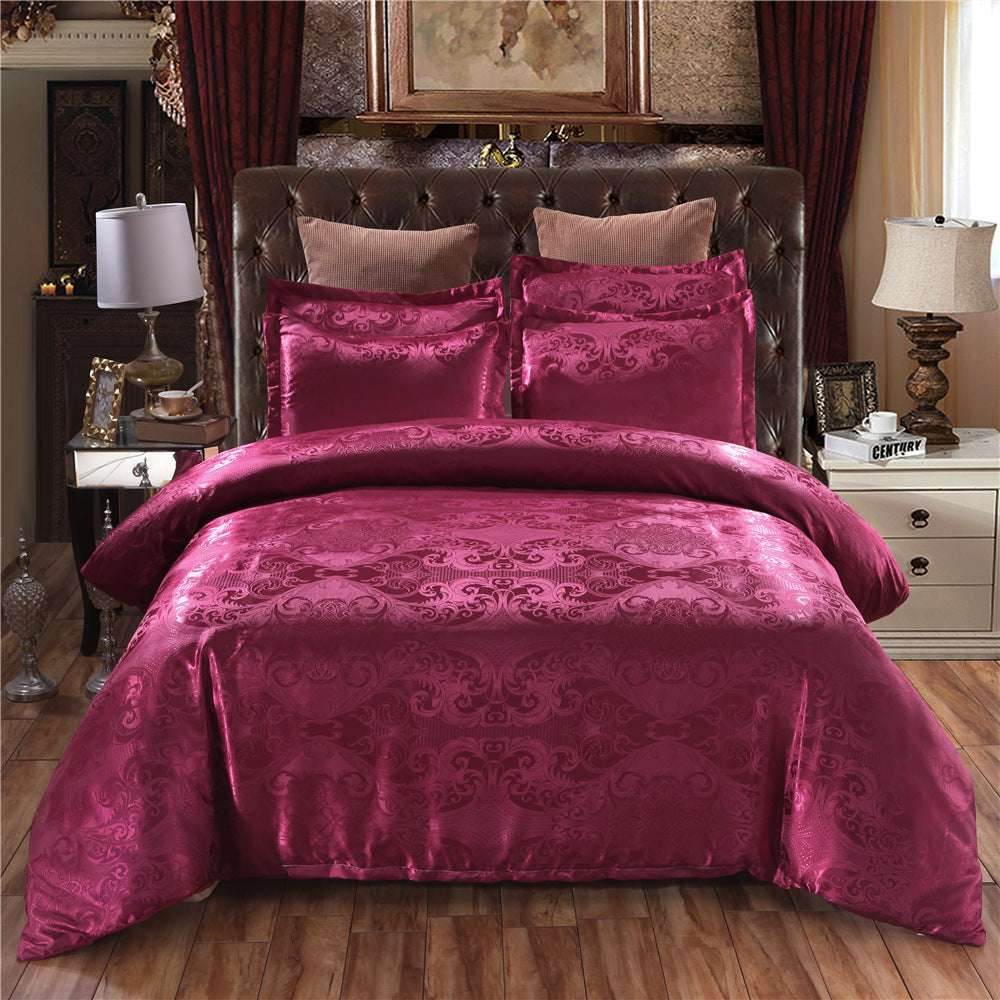 Personalized Polyester Bedding Set – Luxury Quilt Cover - Pasha