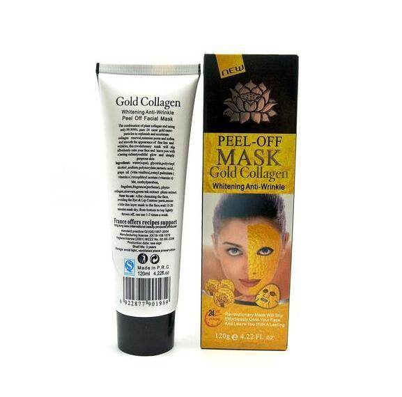24K Gold Collagen Peel-Off Mask – Hydrating & Anti-Aging Face Mask - Pasha