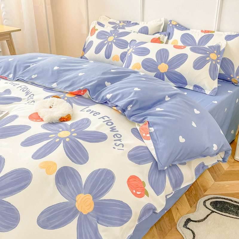 Floral Summer Quilt Set – Lightweight Bedding - Pasha