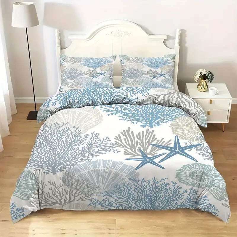 Starfish Duvet Cover Set – Creative & Coastal - Pasha