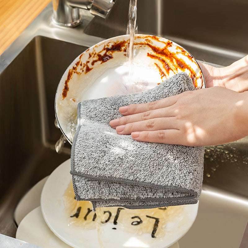 Bamboo Charcoal Dish Towel – Absorbent & Japanese Style - Pasha