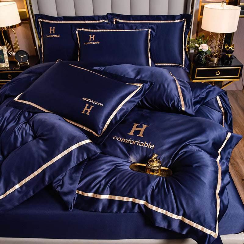Ice Silk Bed Sheet Set - Pasha