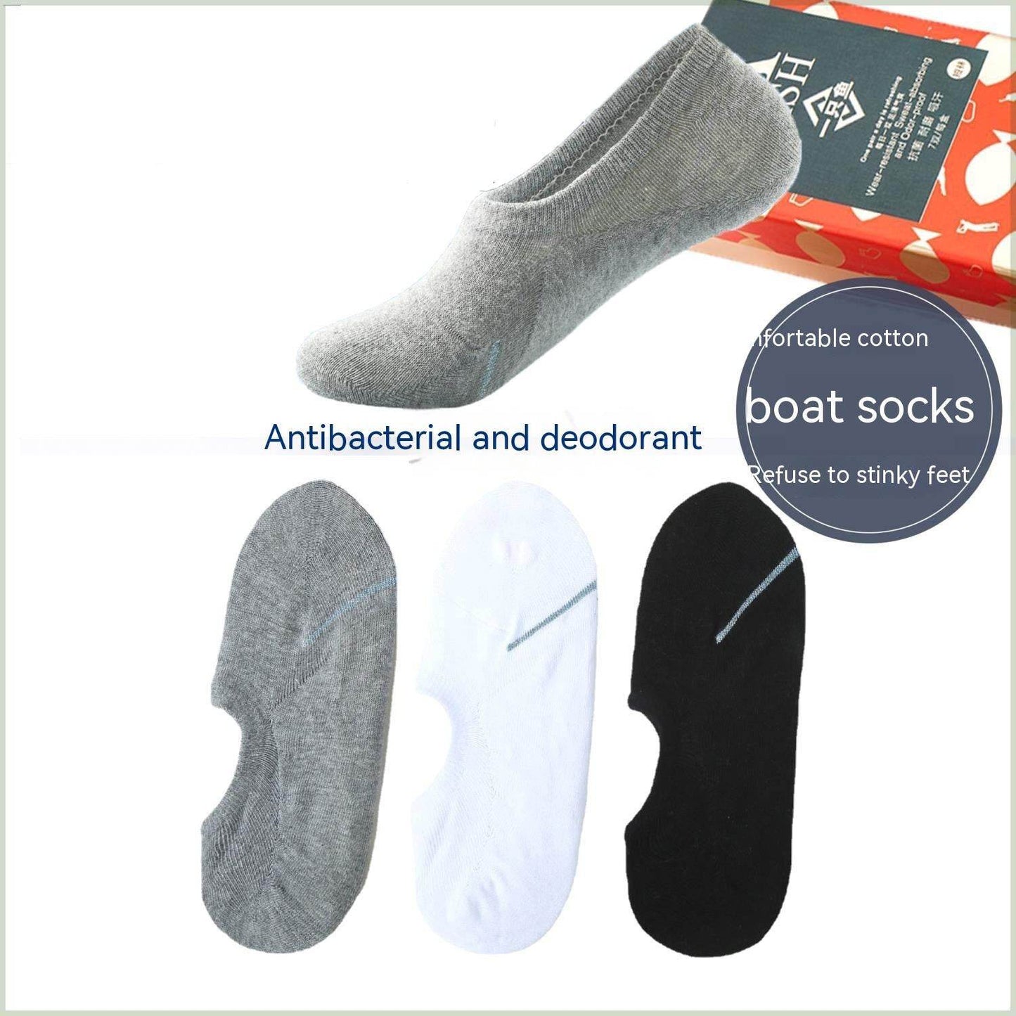 Men´s four season Sweat Absorbing Antibacterial Cotton Socks-7 piece - Pasha