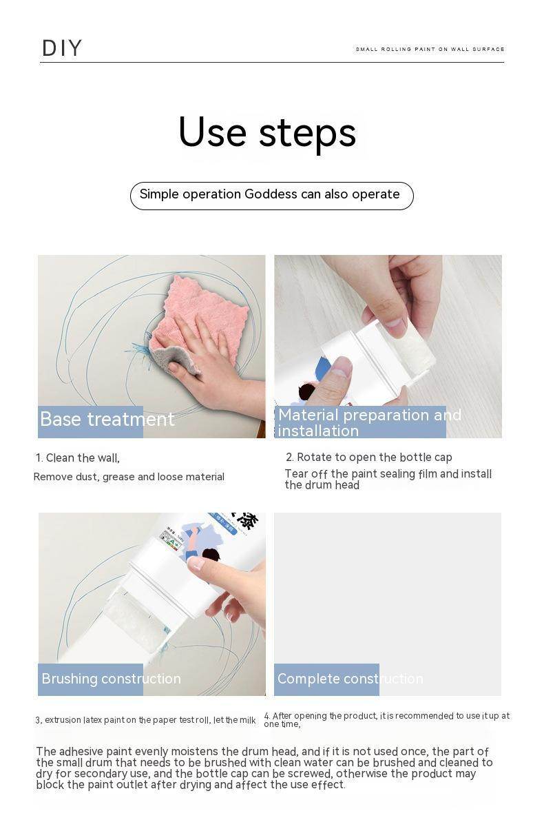 SOS Wall Repair Roller - Premium Interior Paint for Graffiti and Stains - Pasha