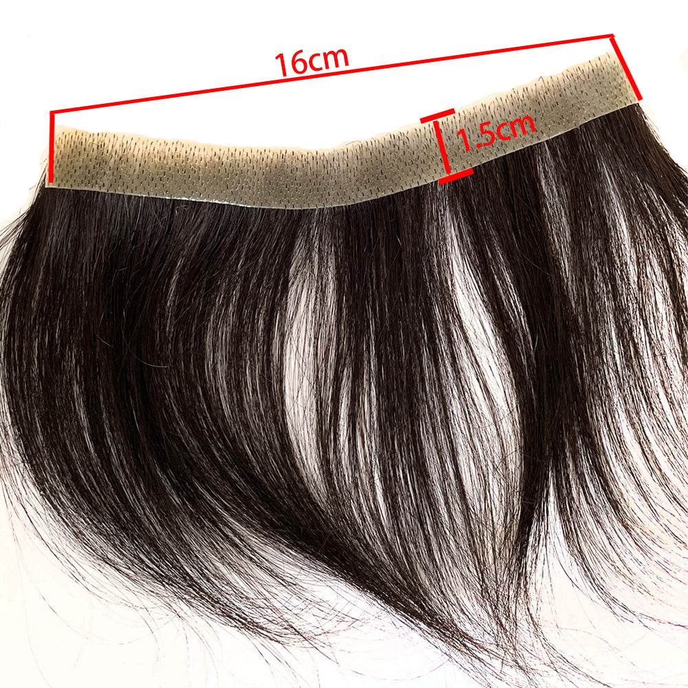 Men´s Toupee Front 15 cm-Brazilian Remy Hair - Pasha