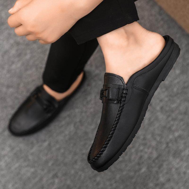 Men's Summer Backless Gommino Loafers - Pasha