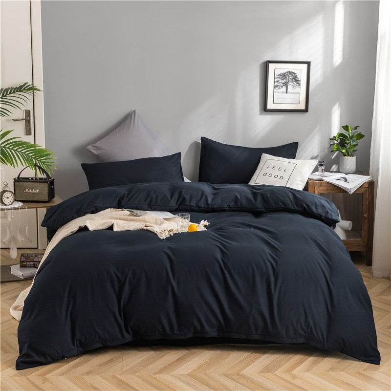 Washed Cotton Bedding Set – Modern Minimalist Style - Pasha