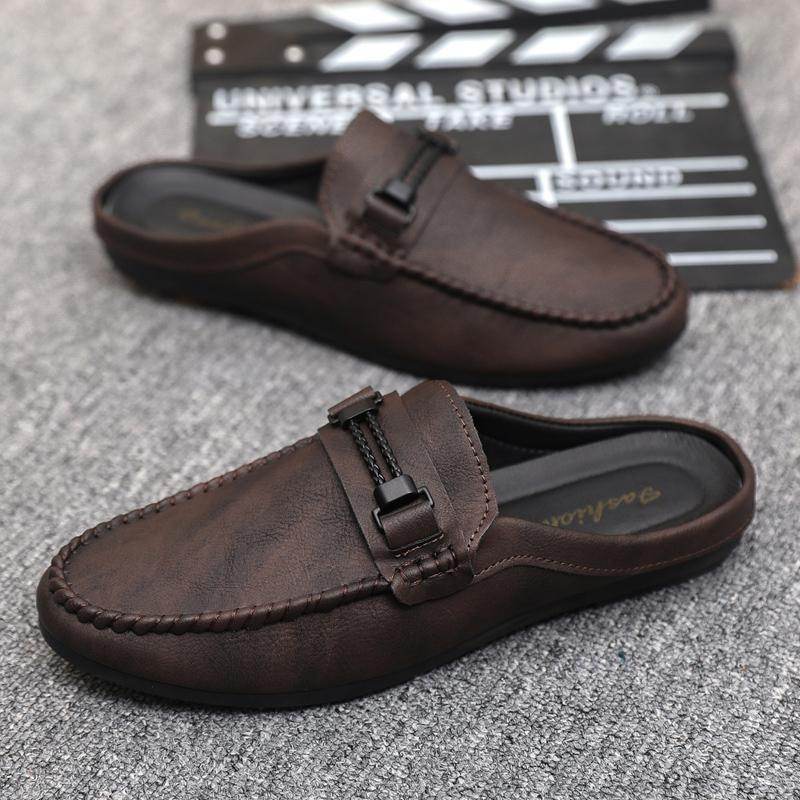 Men's Summer Backless Gommino Loafers - Pasha