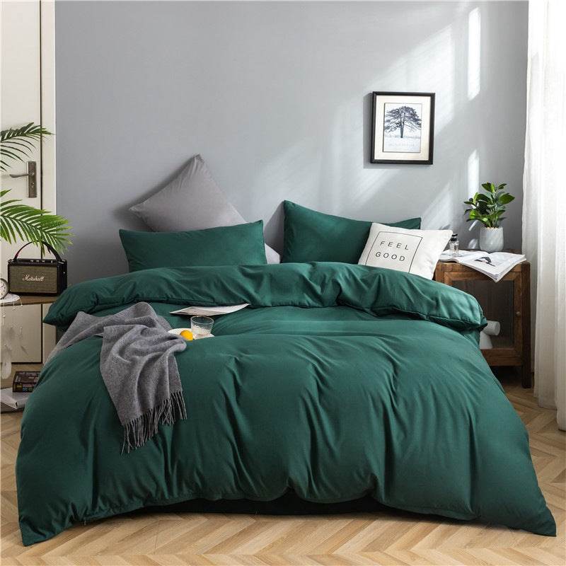 Washed Cotton Bedding Set – Modern Minimalist Style - Pasha