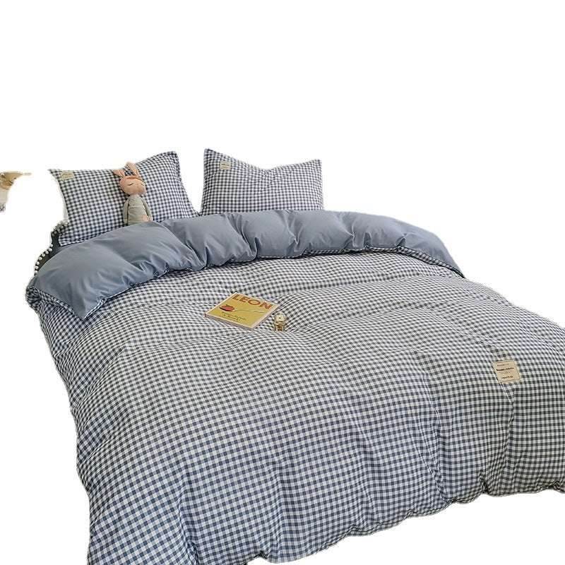 Washed Cotton Bedding Set – Modern Minimalist Style - Pasha